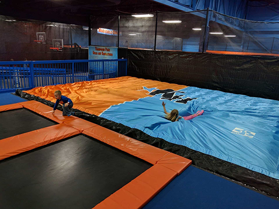 inflatable trampoline park